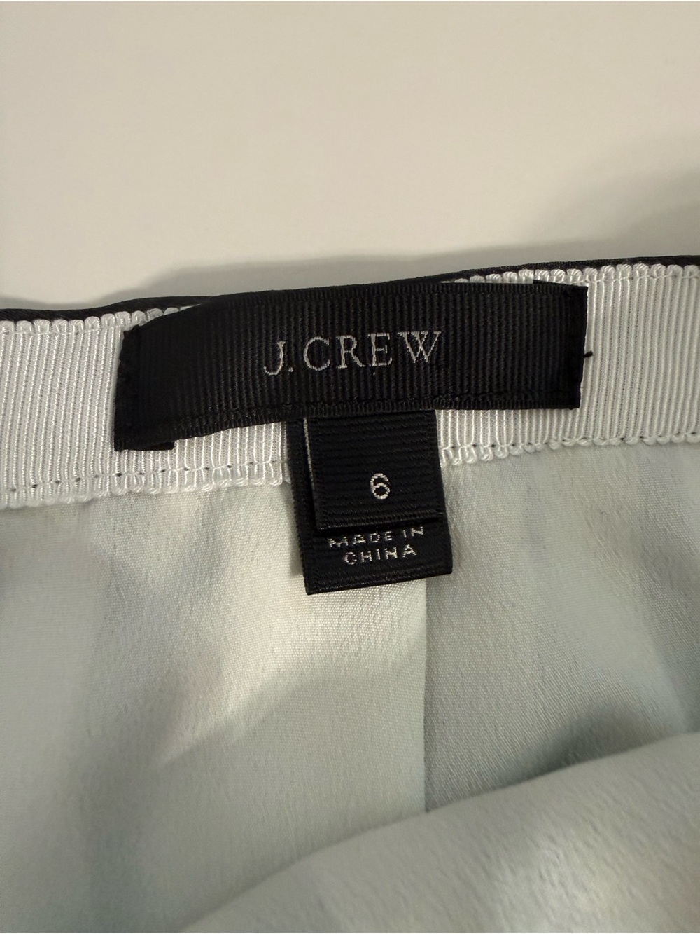 J Crew Accordion Pleated Black & White Contrast Full Midi Skirt A9680 Size 6 - Picture 5 of 12